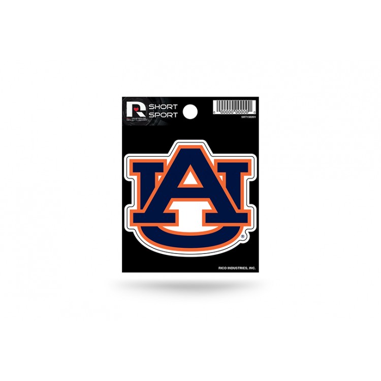 SRT150201 3 x 3 in. Auburn Tigers Short Sport Decal