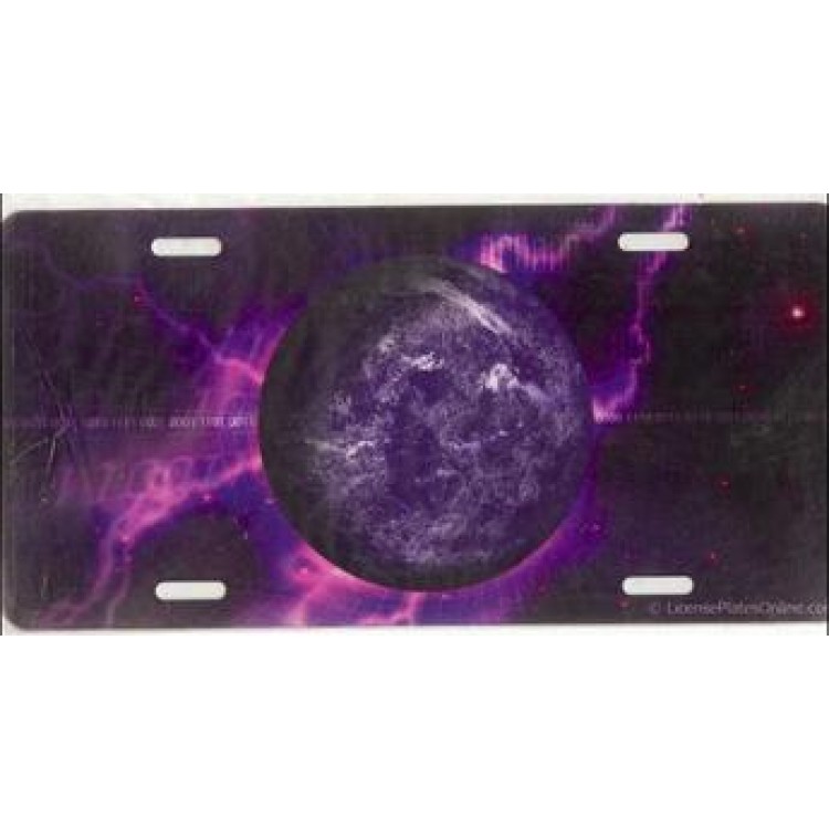 LPO3201 6 x 12 in. Earth with Binary Code Photo License Plate