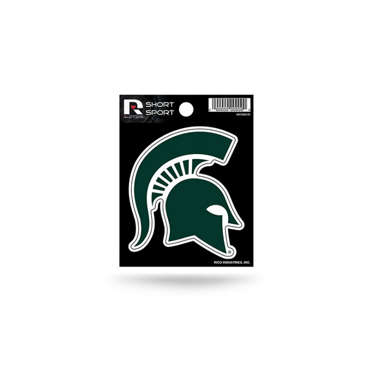 SRT220101 3 x 3 in. Michigan State Spartans Short Sport Decal