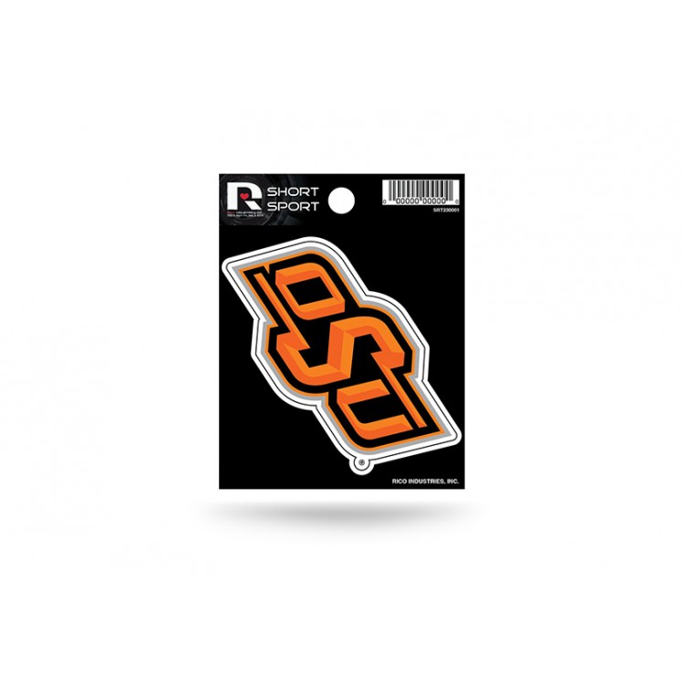 SRT230001 3 x 3 in. Oklahoma State Cowboys Short Sport Decal