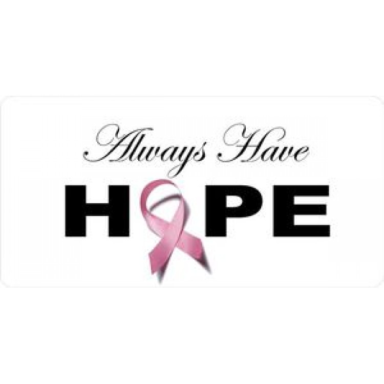 LPO443 Always Have Hope License Plate
