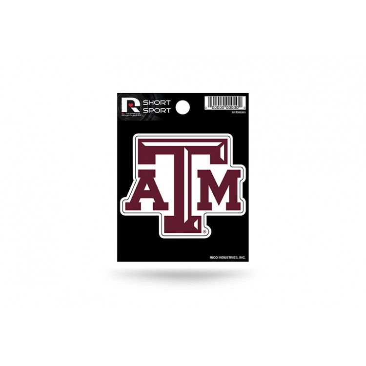 SRT260201 3 x 3 in. Texas A&M Aggies Short Sport Decal
