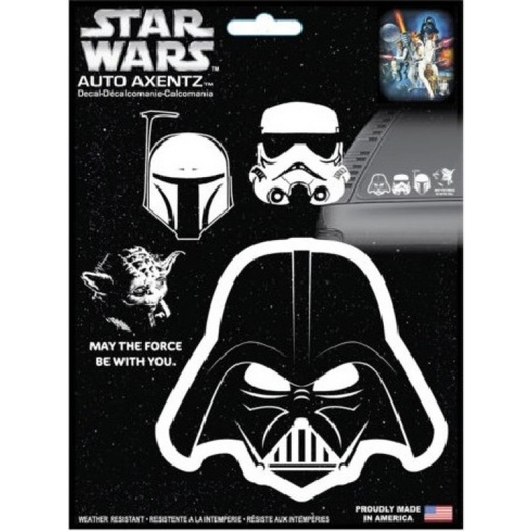 Picture of 212 Main WM045005 5 x 4 in. Star Wars Heads Vinyl Decal Kit