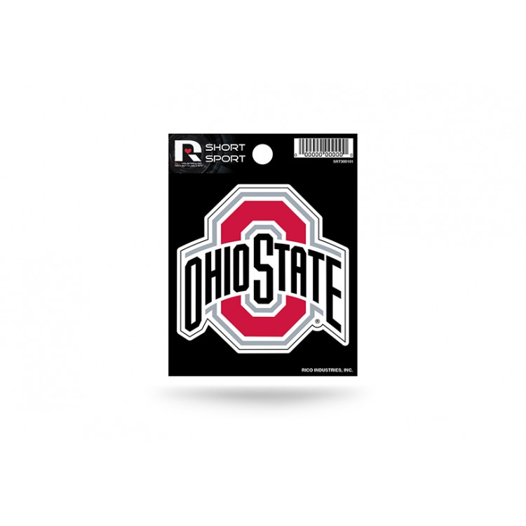 SRT300101 3 x 3 in. Ohio State Buckeyes Short Sport Decal