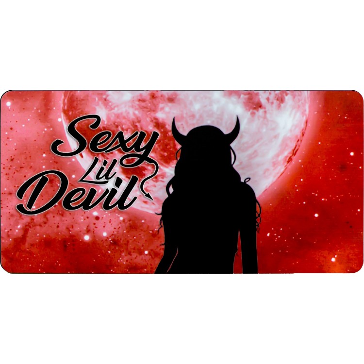 LPO5532 6 x 12 in. Sexy Lil Devil Photo License Plate