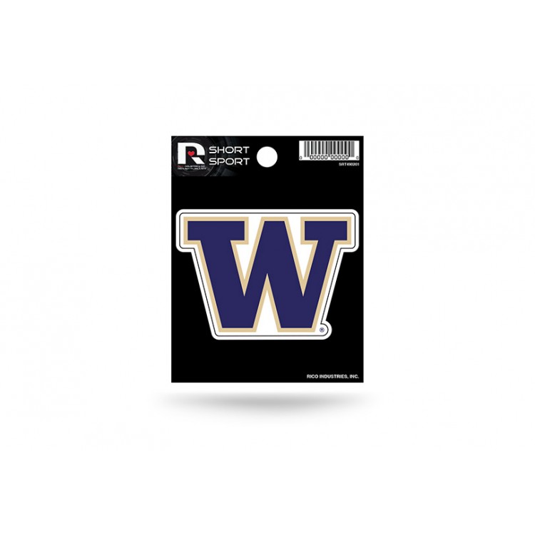 SRT490201 3 x 3 in. Washington Huskies Short Sport Decal