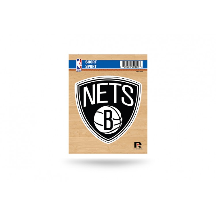 SRT67001 3 x 3 in. Brooklyn Nets Short Sport Decal
