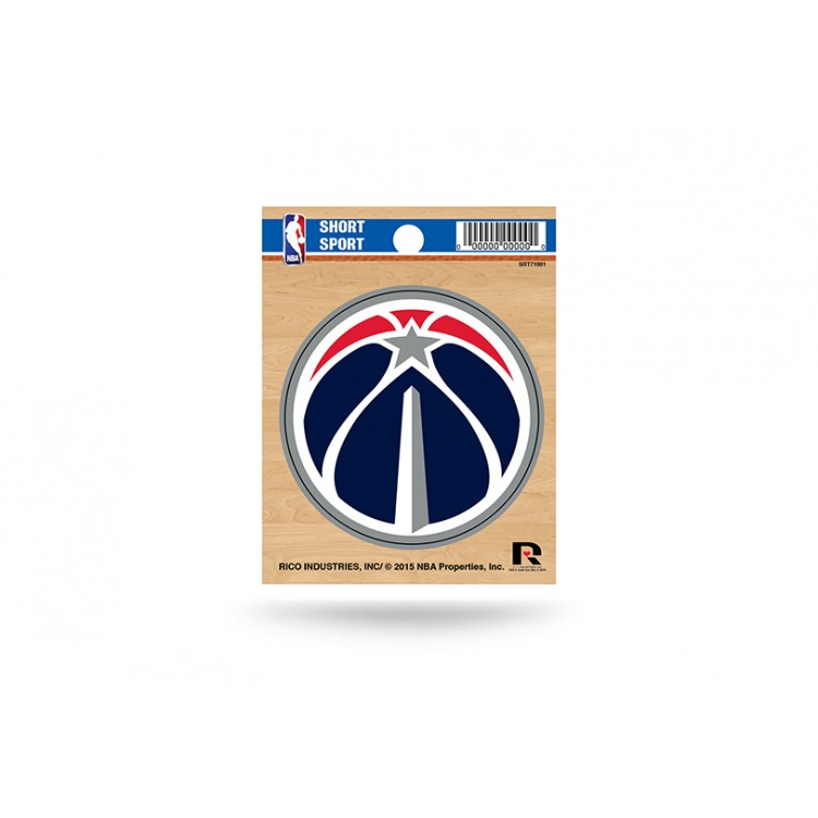 Picture of 212 Main SRT71001 3 x 3 in. Washington Wizards Short Sport Decal