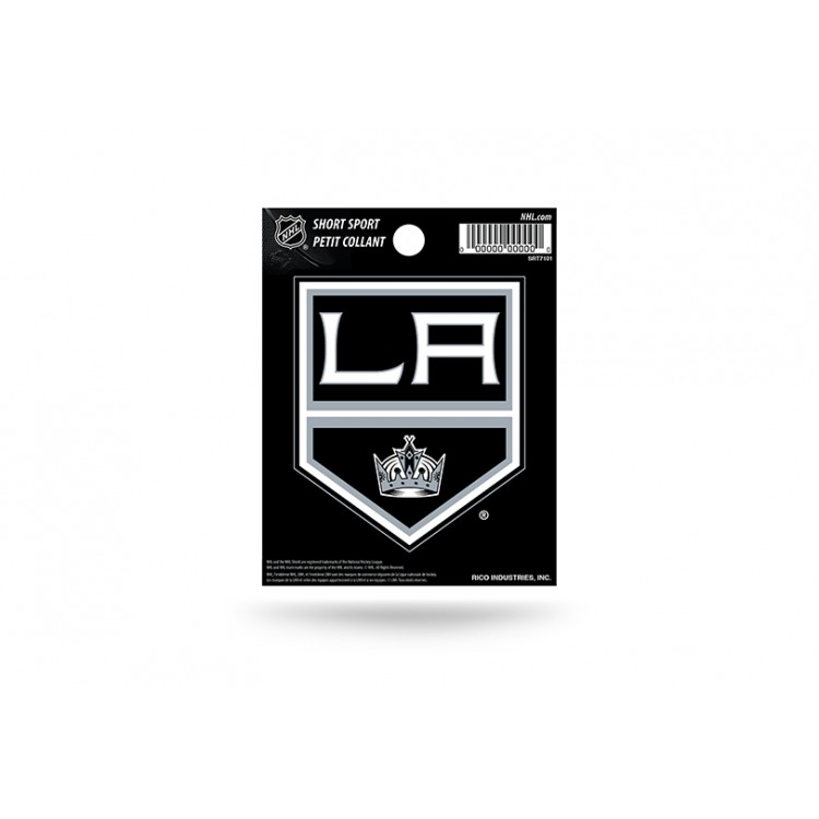 SRT7101 3 x 3 in. Los Angeles Kings Short Sport Decal