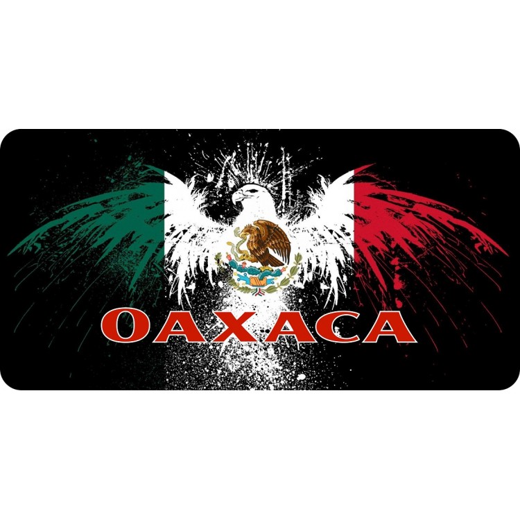 LPO7202 6 x 12 in. Mexico Oaxaca Eagle Photo License Plate