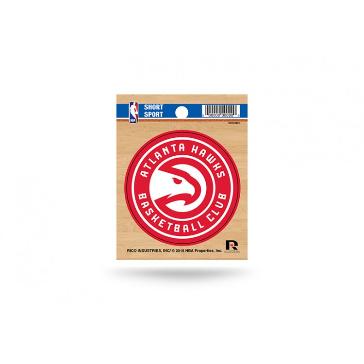 SRT76001 3 x 3 in. Atlanta Hawks Short Sport Decal