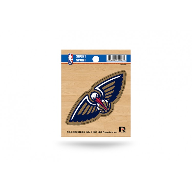 Picture of 212 Main SRT78001 3 x 3 in. New Orleans Pelicans Short Sport Decal