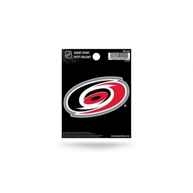 SRT8001 3 x 3 in. Carolina Hurricanes Short Sport Decal