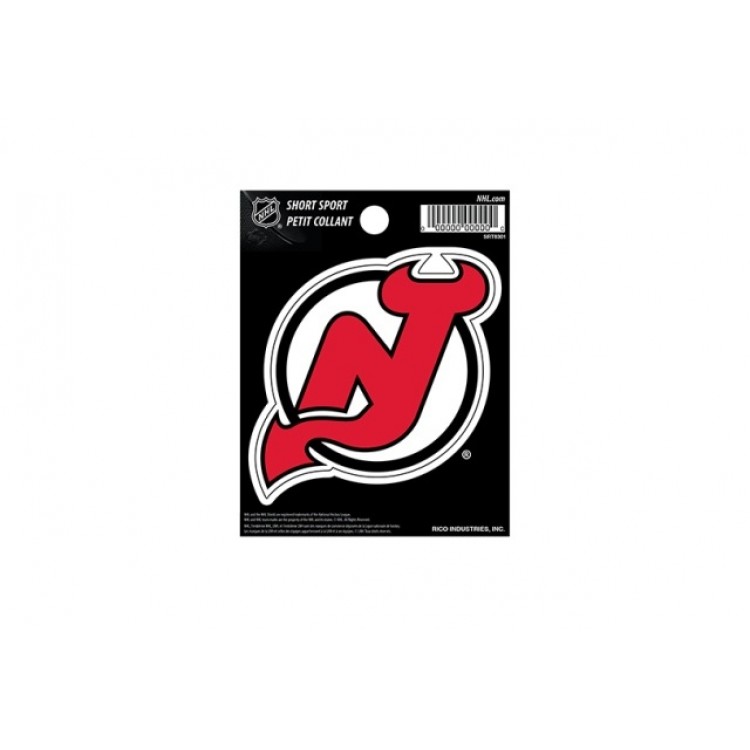 SRT8301 3 x 3 in. New Jersey Devils Short Sport Decal