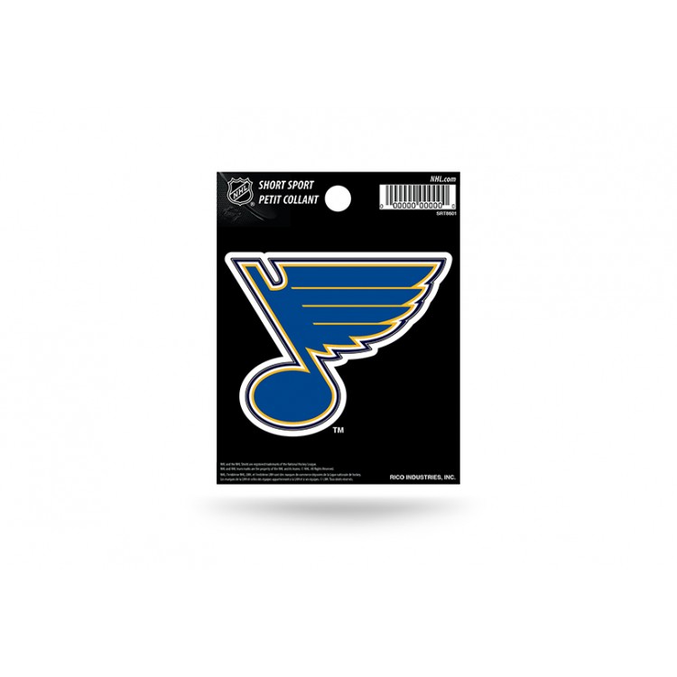 SRT8601 3 x 3 in. St. Louis Blues Short Sport Decal