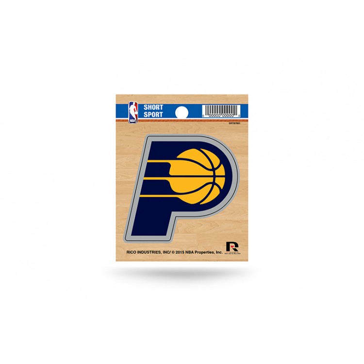 SRT87001 3 x 3 in. Indiana Pacers Short Sport Decal