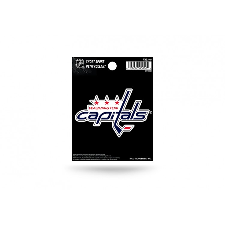 SRT8901 3 x 3 in. Washington Capitals Short Sport Decal
