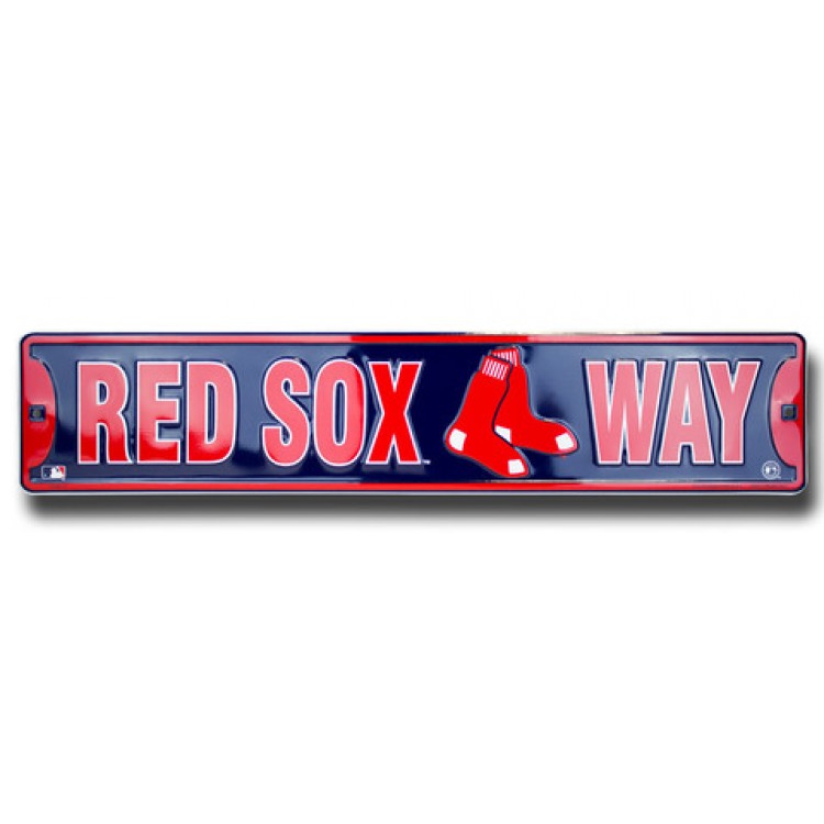 STR20114 5 x 24 in. Red Sox Way Boston Red Sox Street Sign