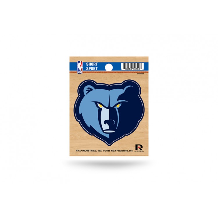 Picture of 212 Main SRT98001 3 x 3 in. Memphis Grizzlies Short Sport Decal