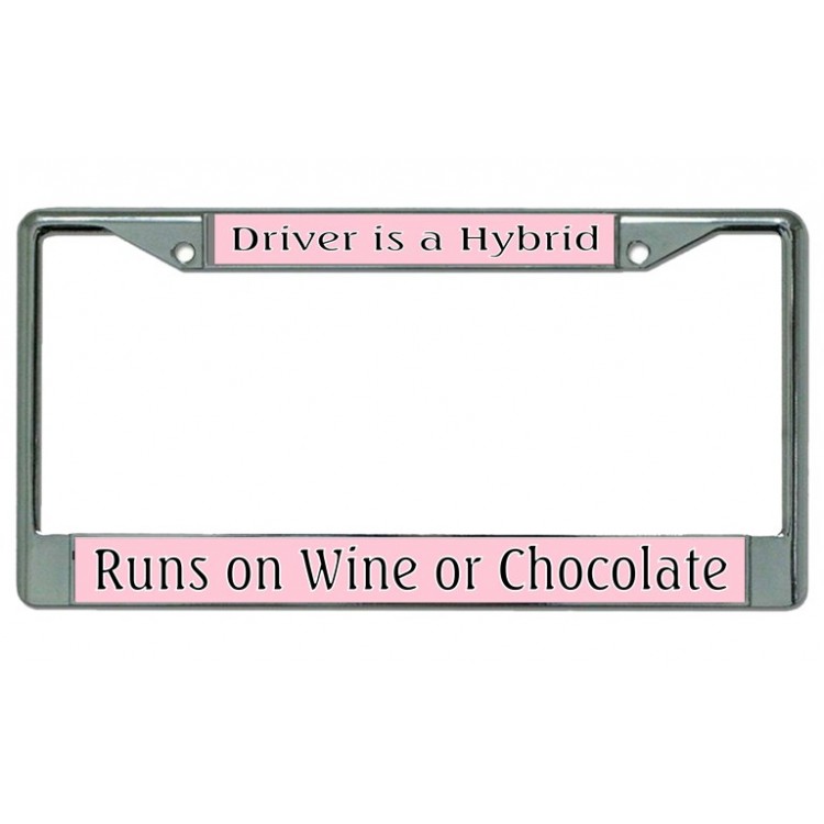 LPO3791 6 x 12 in. Driver is a Hybrid Chrome License Plate Frame