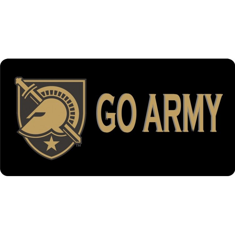 6 x 12 in. Go Army Photo License Plate