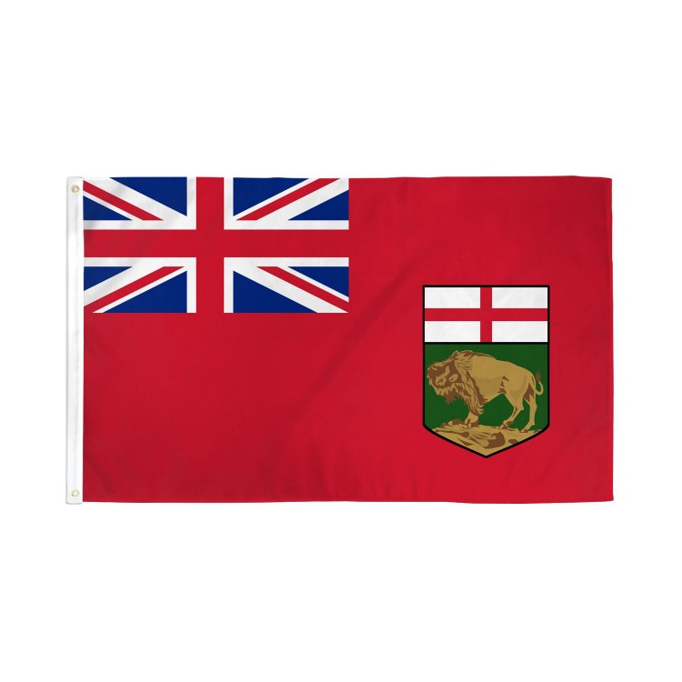 Picture of 212 Main MANITOBA35 36 x 60 in. Manitoba Polyester Flag