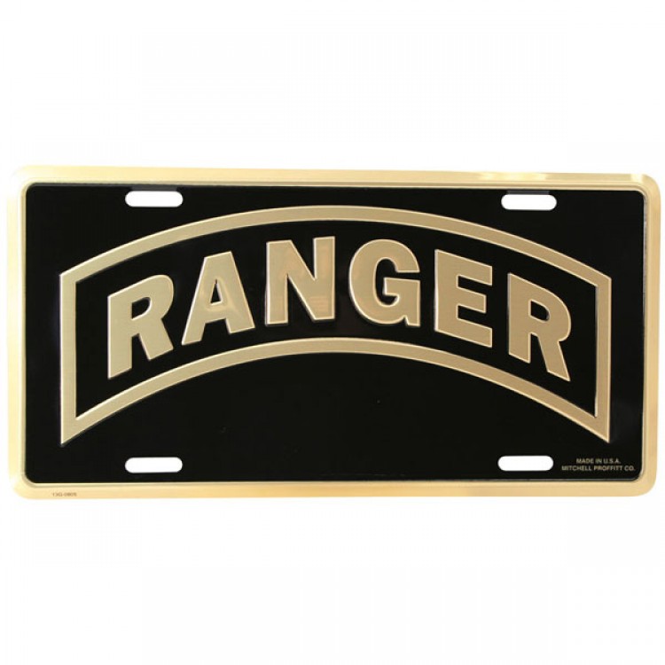 LA11-2 6 x 12 in. Army Ranger No.2 License Plate