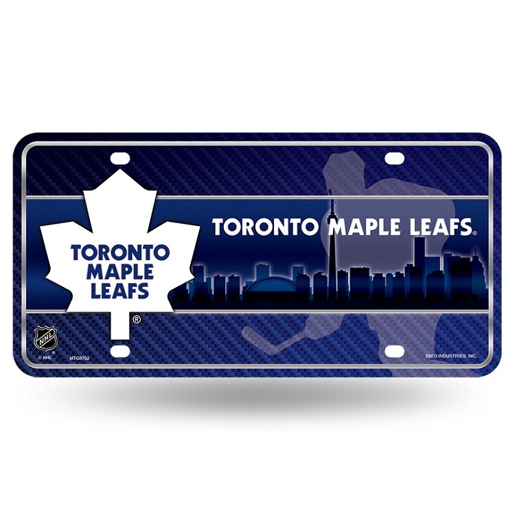MTG8703 6 x 12 in. Toronto Maple Leafs Metal License Plate