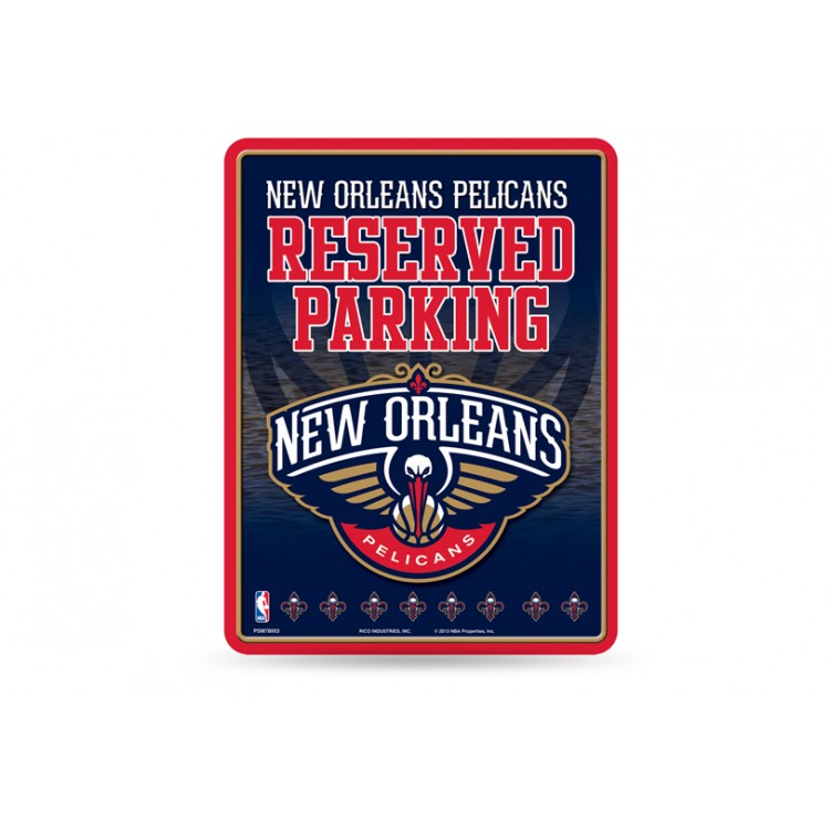 Picture of 212 Main PSM78003 8 x 11 in. New Orleans Pelicans Metal Parking Sign