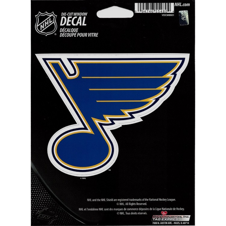 VDCM8601 5 in. St. Louis Blues Die Cut Vinyl Decal