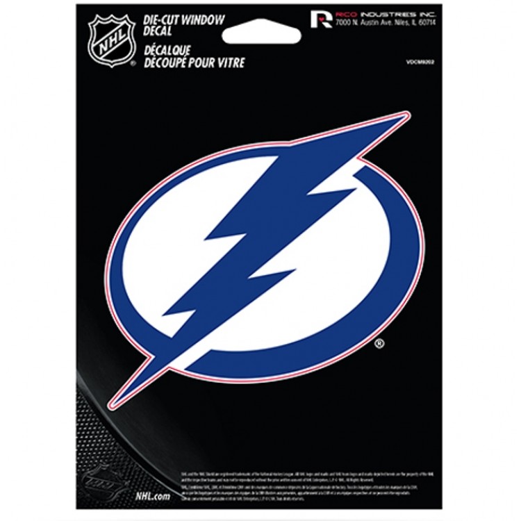 VDCM9202 5 in. Tampa Bay Lightning Die Cut Vinyl Decal