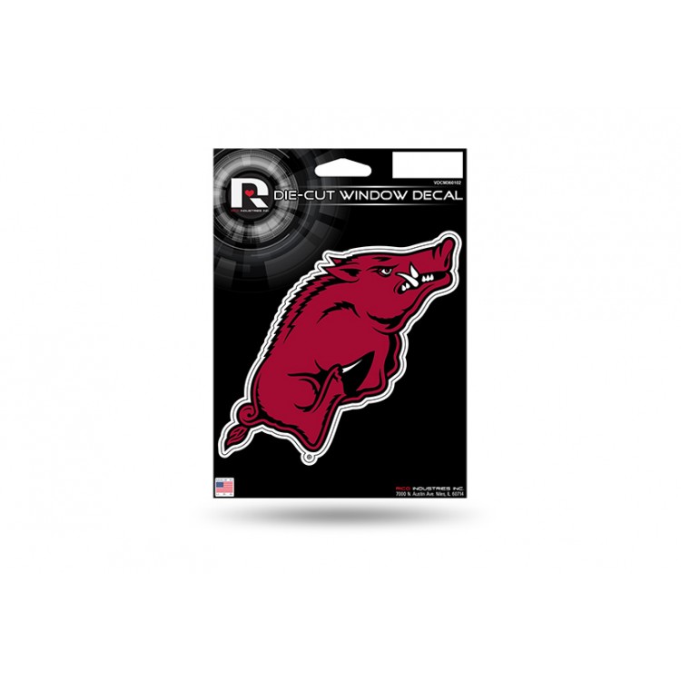 VDCM360102 5 in. Arkansas Razorbacks Die Cut Vinyl Decal