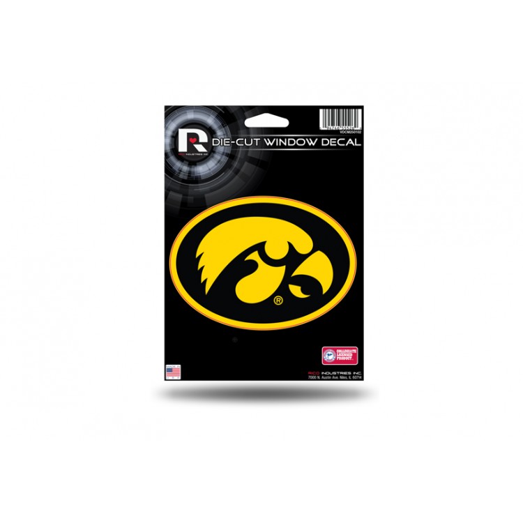 VDCM250102 5 in. Iowa Hawkeyes Die Cut Vinyl Decal