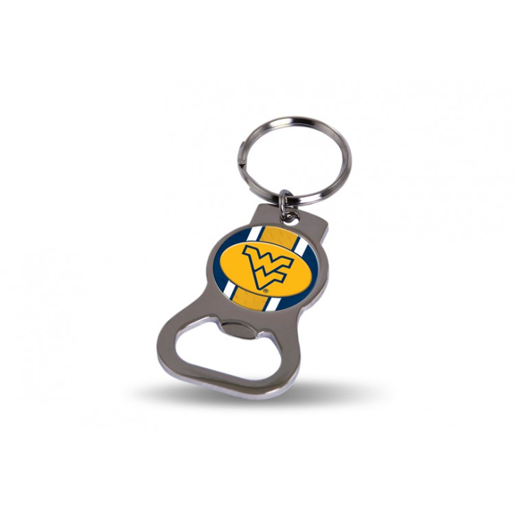 BOK280103 West Virginia Mountaineers Key Chain & Bottle Opener