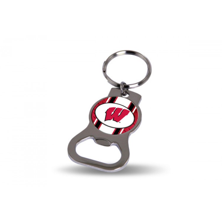 BOK450102 Wisconsin Badgers Key Chain & Bottle Opener