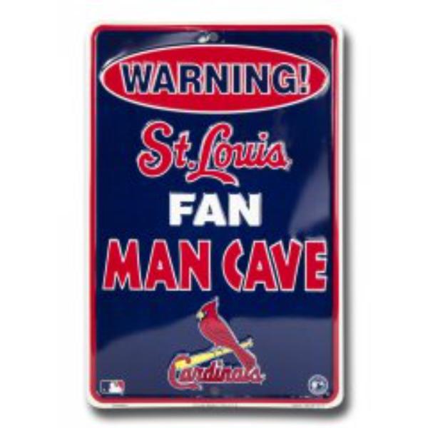 SP80050 8 x 12 in. St. Louis Cardinals Man Cave Parking Sign