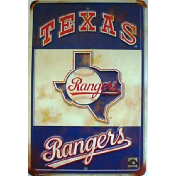 MC80077 8 x 11 in. Texas Rangers Retro Parking Sign