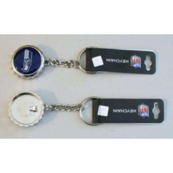 PSGLS0256280 Seattle Seahawks Bottle Cap Key Chain