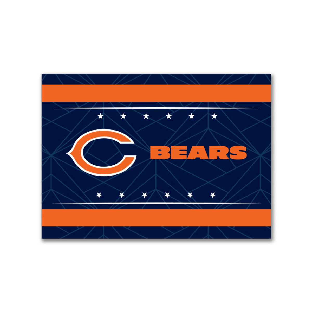 PSGLS0454216 3.5 x 2.5 in. Chicago Bears GEO Magnet