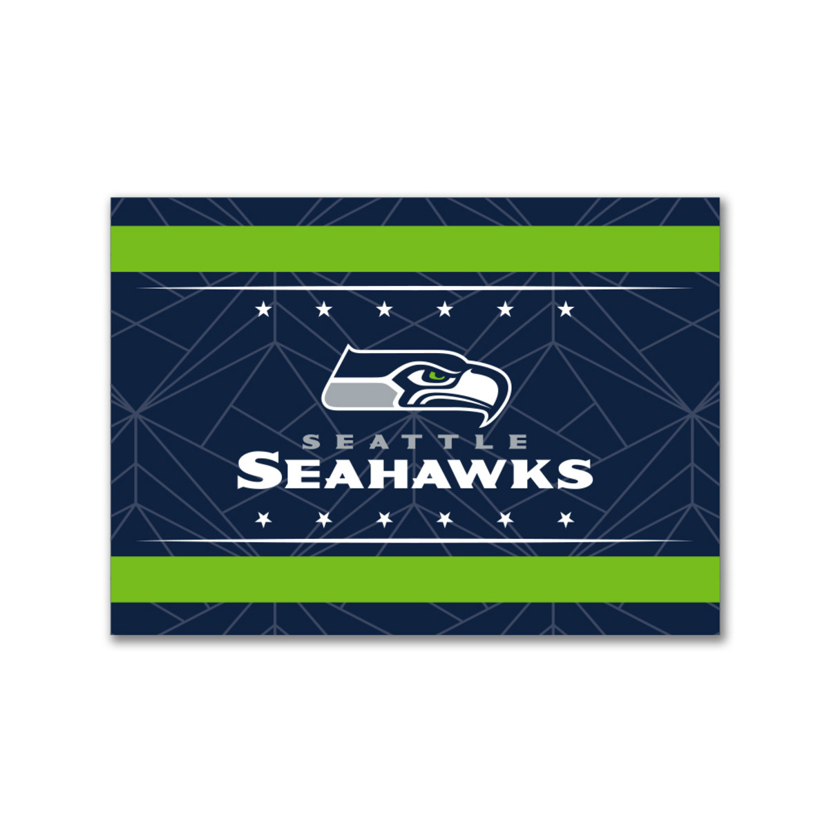 PSGLS0454239 Seattle Seahawks Geo Style Magnet