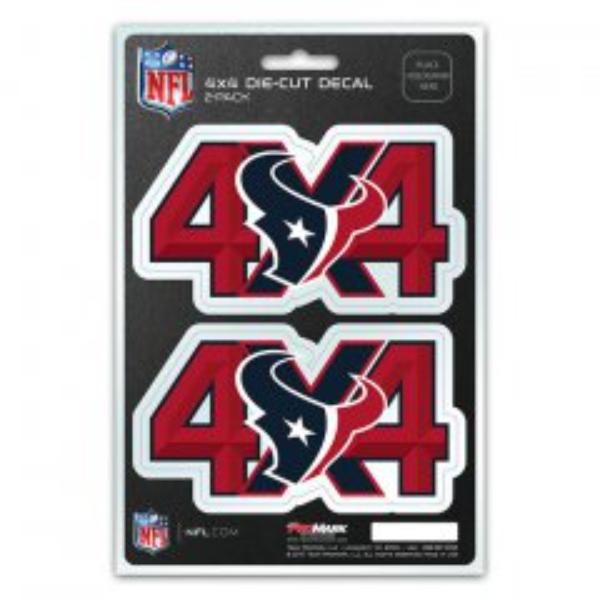 DST4NF32 Houston Texans 4x4 Decal Pack