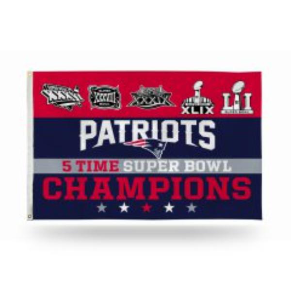 Picture of 212 Main FGB15SB17 36 x 60 in. England Patriots Super Bowl 51 Champs Banner Flag