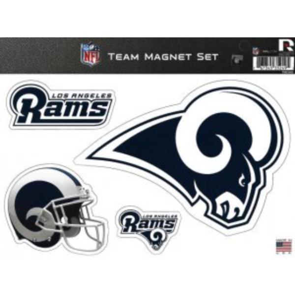 TMS3003 8 x 11 in. Los Angeles Rams Team Magnet Set