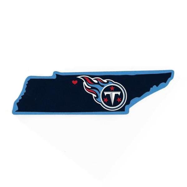 HSS0301 5 x 5 in. Tennessee Titans Home State Vinyl Sticker