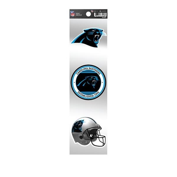 RSS0801 3 in. Carolina Panthers Retro Spirit Decals