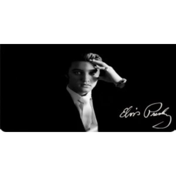 LPO384 Elvis Presley in Suit Photo License Plate