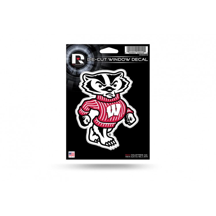 VDCM450102 5 in. Wisconsin Badgers Die Cut Vinyl Decal