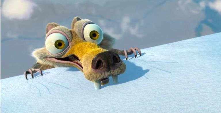 Ice Age Squirrel Photo License Plate - Multi-Color - 6 x 12 in. - Durable Aluminum