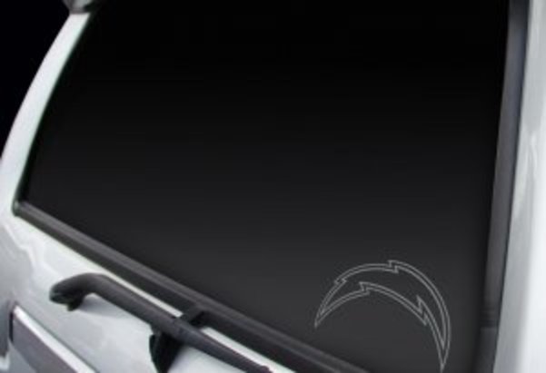 WGS3401 4 in. San Diego Chargers Window Decal