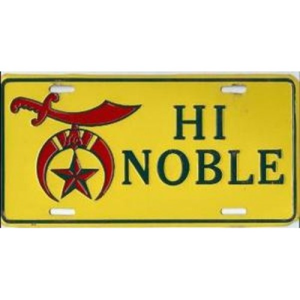 LP029 6 x 12 in. HI Noble License Plate